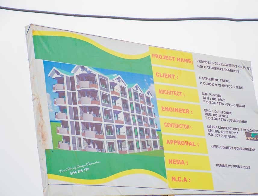 Project signboard