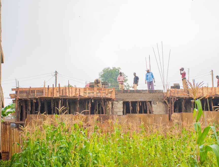 Construction progress
